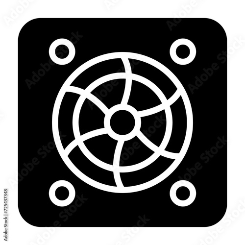 Cooling Fan Vector Icon
