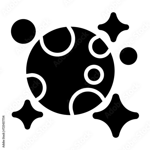 Moon And Stars Vector Icon