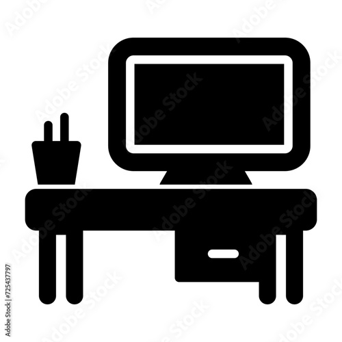 Computer Vector Icon