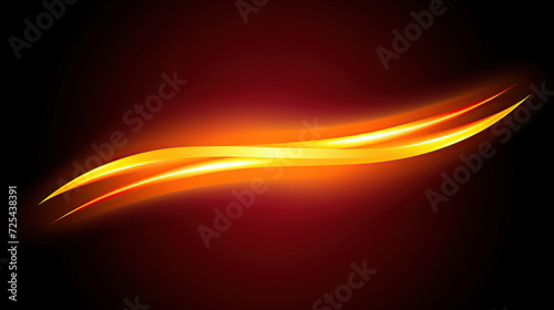 A Vibrant Streak of Golden Light Illuminating the Darkness, Symbolizing Hope, Energy, and Transformation.