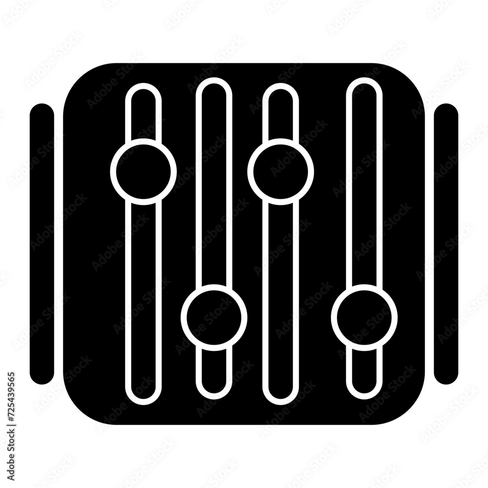 Sliders Vector Icon Sliders Vector Icon