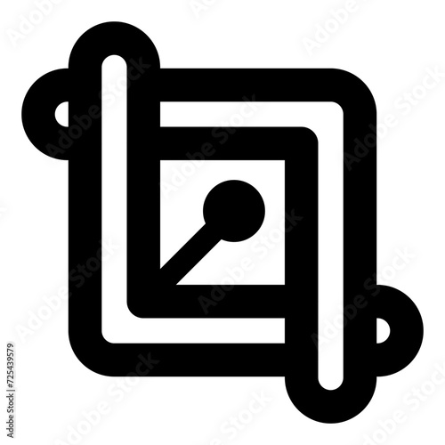 Crop Vector Icon