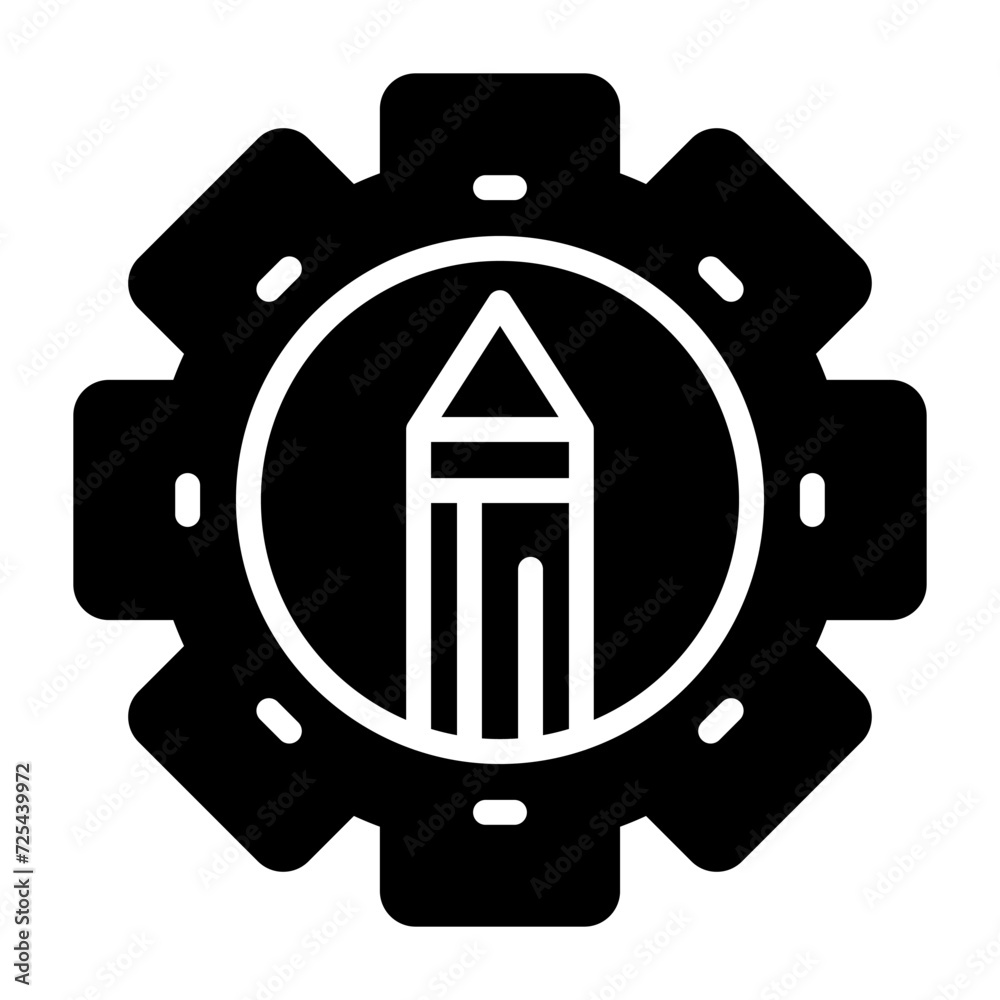 Fototapeta premium Pencil Vector Icon