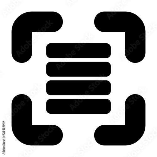 Justified Vector Icon