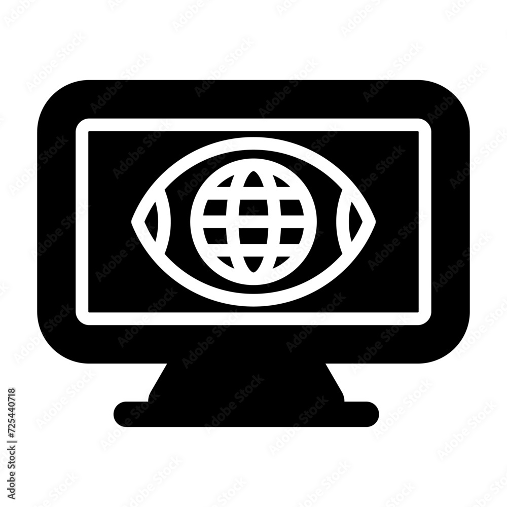 Computer Vector Icon Computer Vector Icon