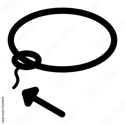 Lasso Vector Icon