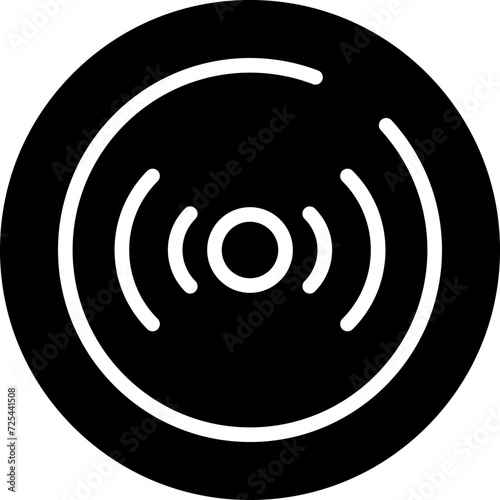 Live Streaming Circle Vector Icon