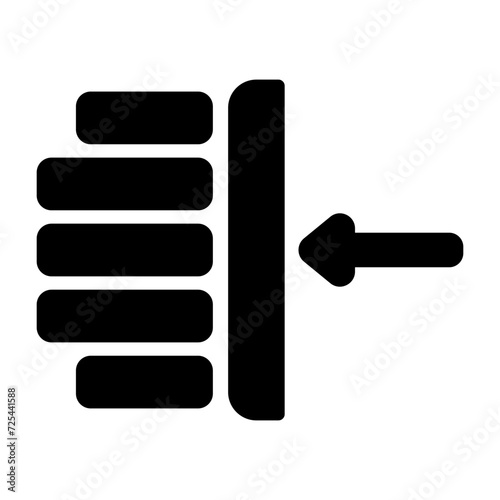 Margin Vector Icon