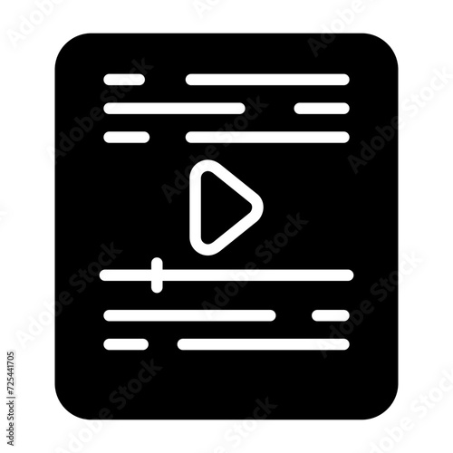 Video Vector Icon