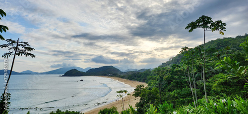 wonderful beach vita on the brazilian coast in ubatuba