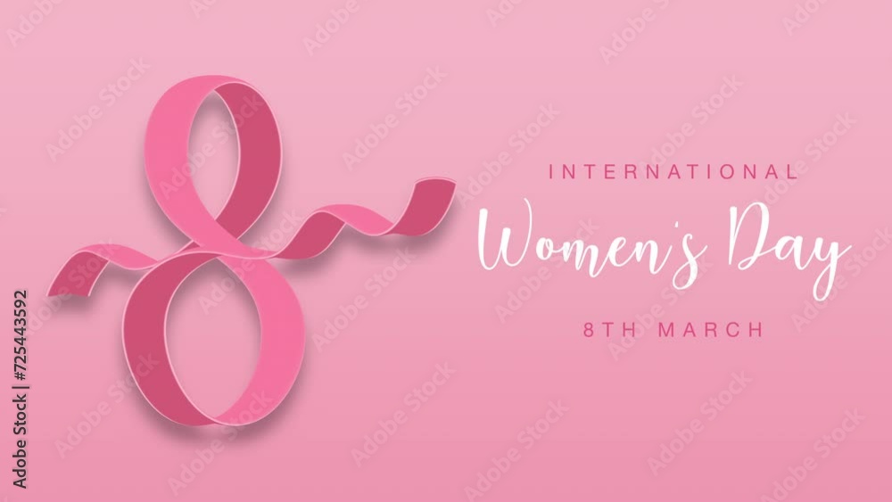 International Women's Day Banner Loop International Women's Day Banner Loop