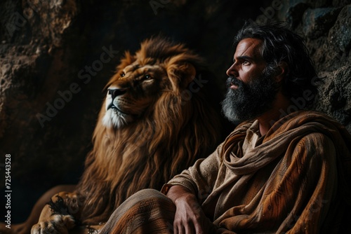 Daniel in the lions den, Bible story.