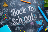 Colorful Back to School Chalkboard