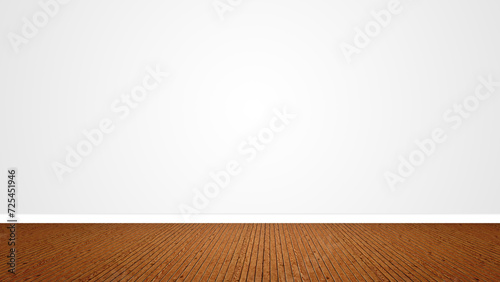 Conceptual vintage or grungy brown background of natural wood or wooden old texture floor as a retro pattern layout on white. A 3d illustration metaphor to time  material  emptiness   age or rust