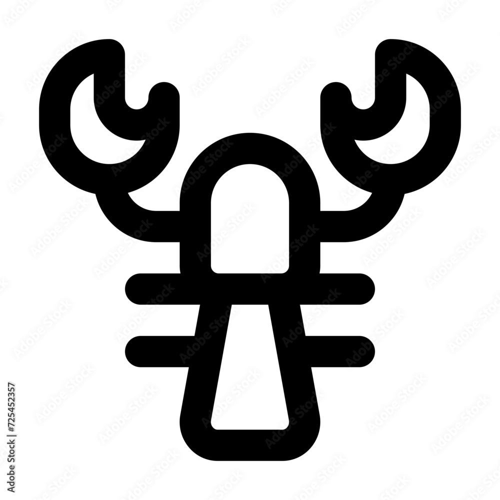 Obraz premium Lobster Icon