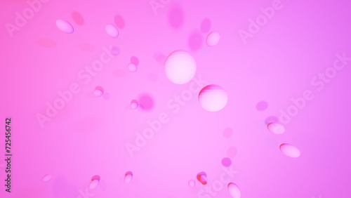 pink water drops background