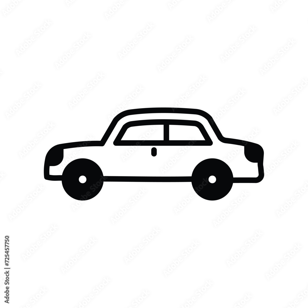 car icons vector stock illustration.