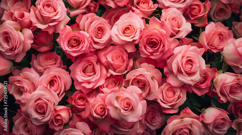 many pink rose background