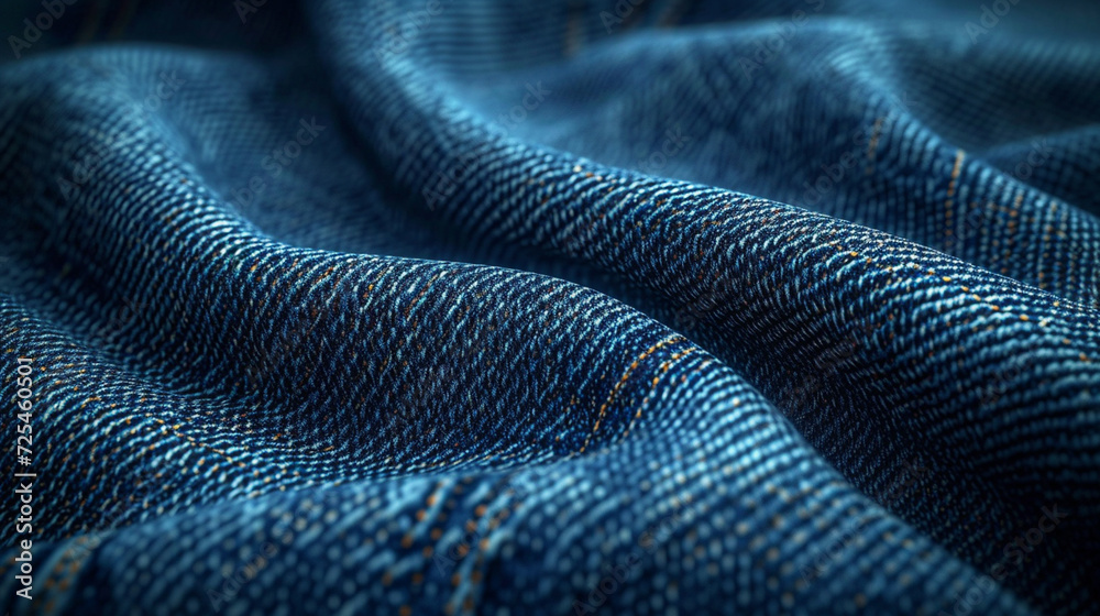 Macro view of blue jeans texture. Macro view of blue jeans texture.