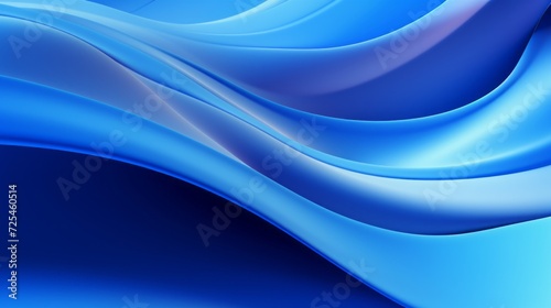 Mesmerizing blue waves: abstract background with elegant wavy lines - captivating oceanic design for creative projects