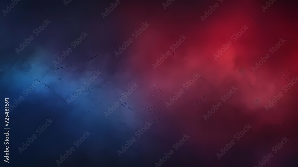 Blurred gradient of black, blue and dark red colors, with noise effect abstract background. generative ai Blurred gradient of black, blue and dark red colors, with noise effect abstract background. generative ai