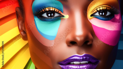 Empowering Radiance: Diverse Women Uniting in Vibrant Color Palettes