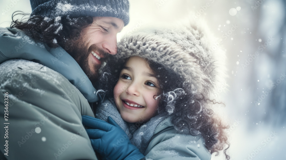 Snowy Bonds: Celebrating Joy and Togetherness in Winter Settings