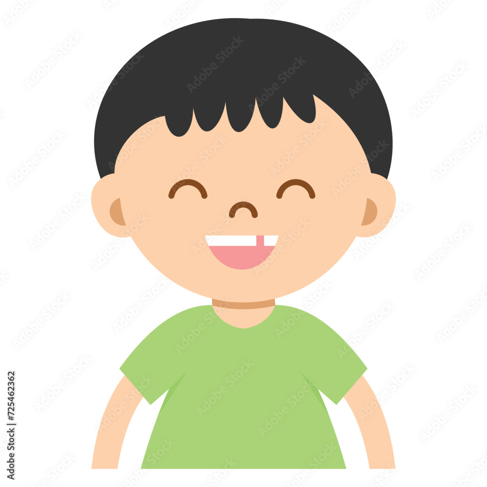 Cute kids face vector Cute kids face vector