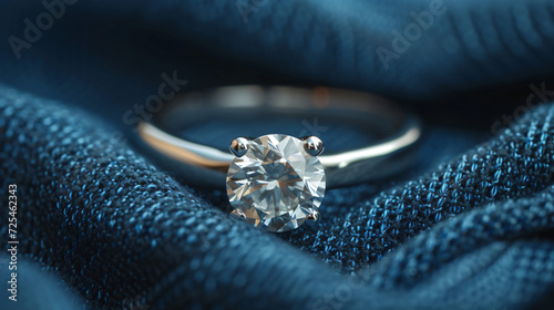 Diamond engagement ring © Rimsha
