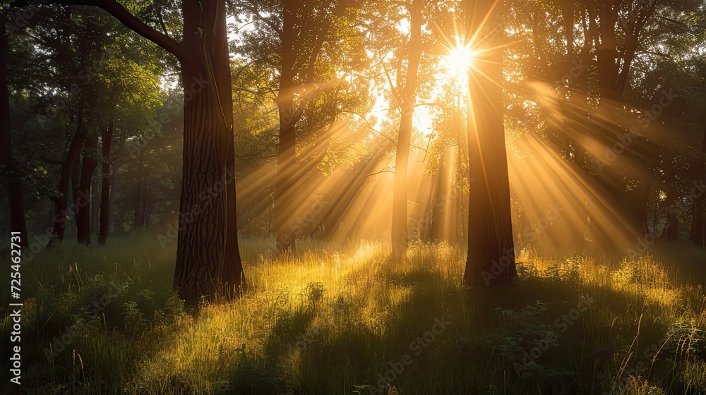 sun rays penetrating through the trees. This provides a more immersive and realistic feel, emphasizing the vastness of the forest.