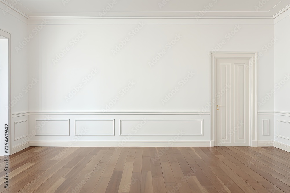 Fototapeta premium bright empty interior room with space for your ideas.