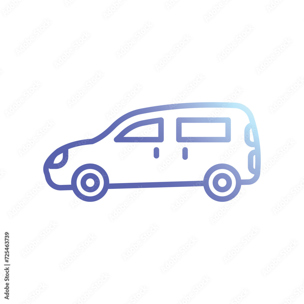 car icons vector stock illustration.