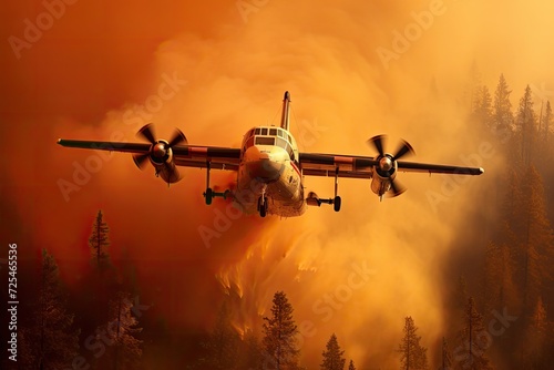 fire fighter plane.