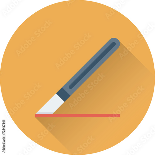 Utility Knife Vector Icon