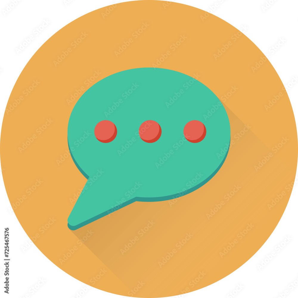 Fototapeta premium Chat Bubble Vector Icon