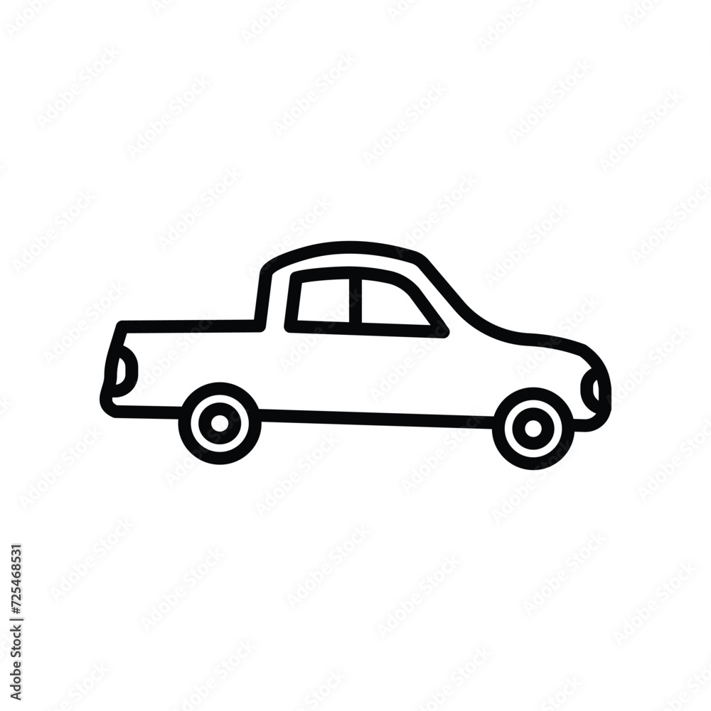 car icons vector stock illustration.