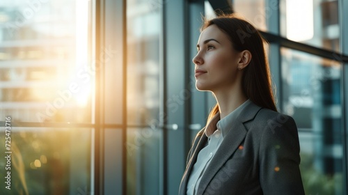 Woman in a business suit