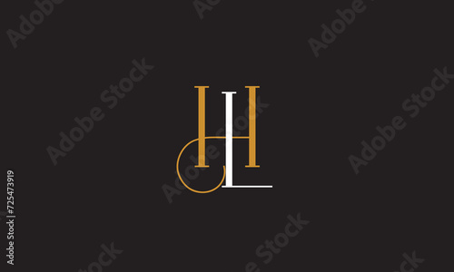 HL, LH , L , H , Abstract Letters Logo Monogram	 photo