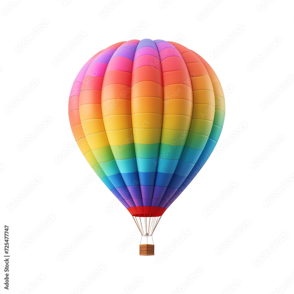 Fototapeta premium colorful hot ballon air png