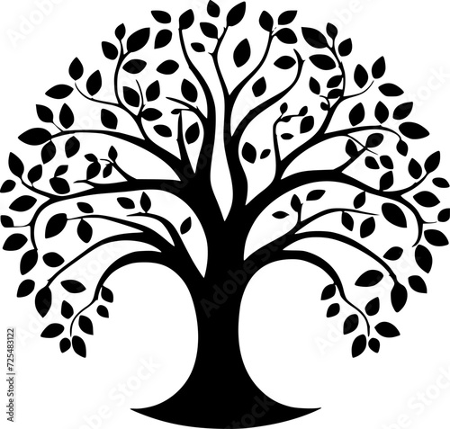 Tree - High Quality Vector Logo - Vector illustration ideal for T-shirt graphic