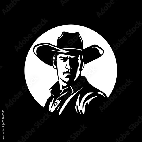 Western - High Quality Vector Logo - Vector illustration ideal for T-shirt graphic