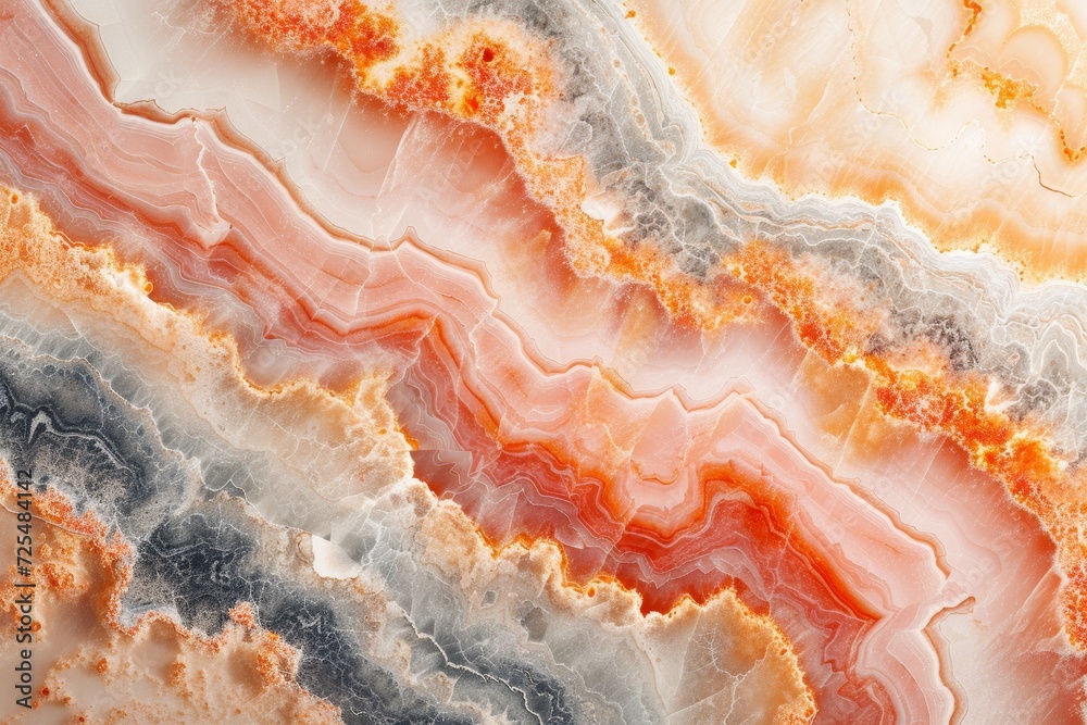 Marbled Peach Elegance Marbled Peach Elegance