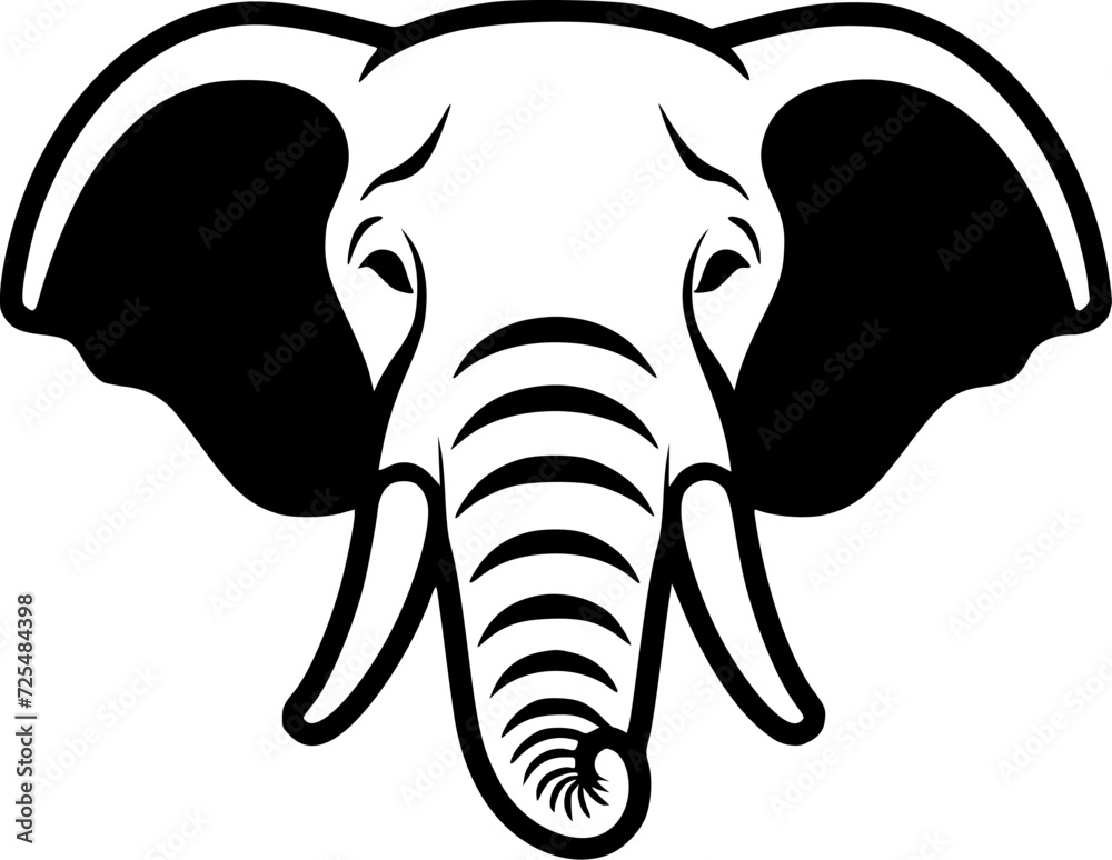 Elephant - High Quality Vector Logo - Vector illustration ideal for T-shirt graphic