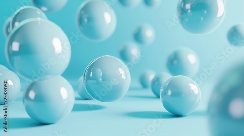 Floating spheres 3d rendering empty space for product show --ar 16:9 --v 6 Job ID: cf8fa684-9486-428d-9631-e3d424fbd177