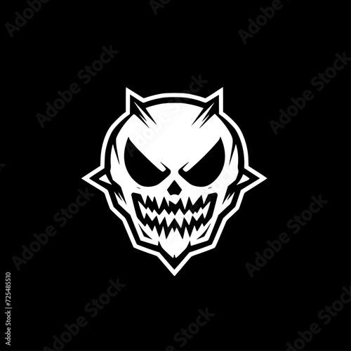 Halloween | Black and White Vector illustration