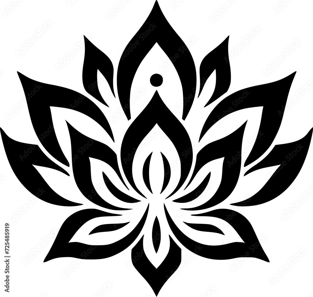 Mandala - Minimalist and Flat Logo - Vector illustration Mandala - Minimalist and Flat Logo - Vector illustration