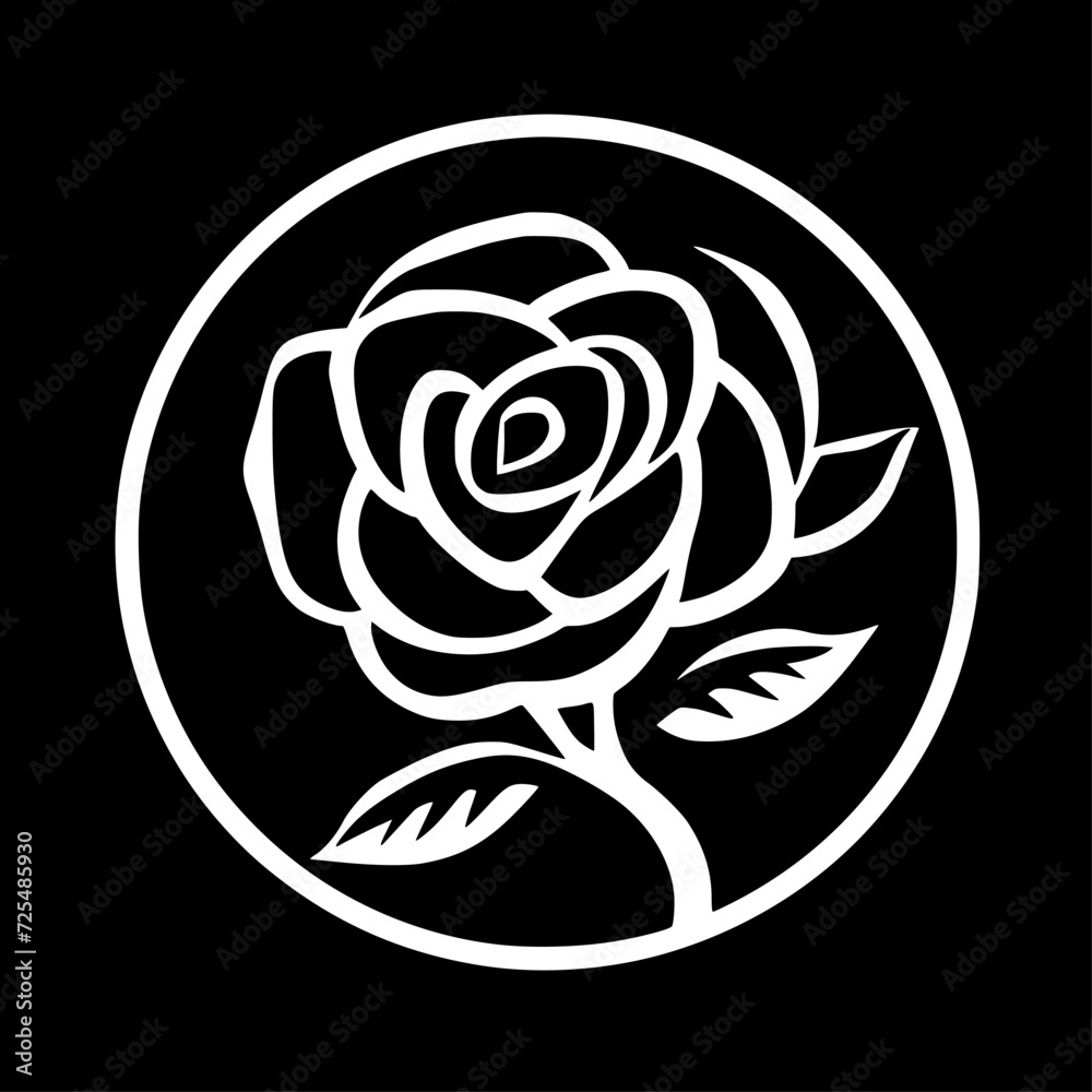 Rose - High Quality Vector Logo - Vector illustration ideal for T-shirt graphic Rose - High Quality Vector Logo - Vector illustration ideal for T-shirt graphic