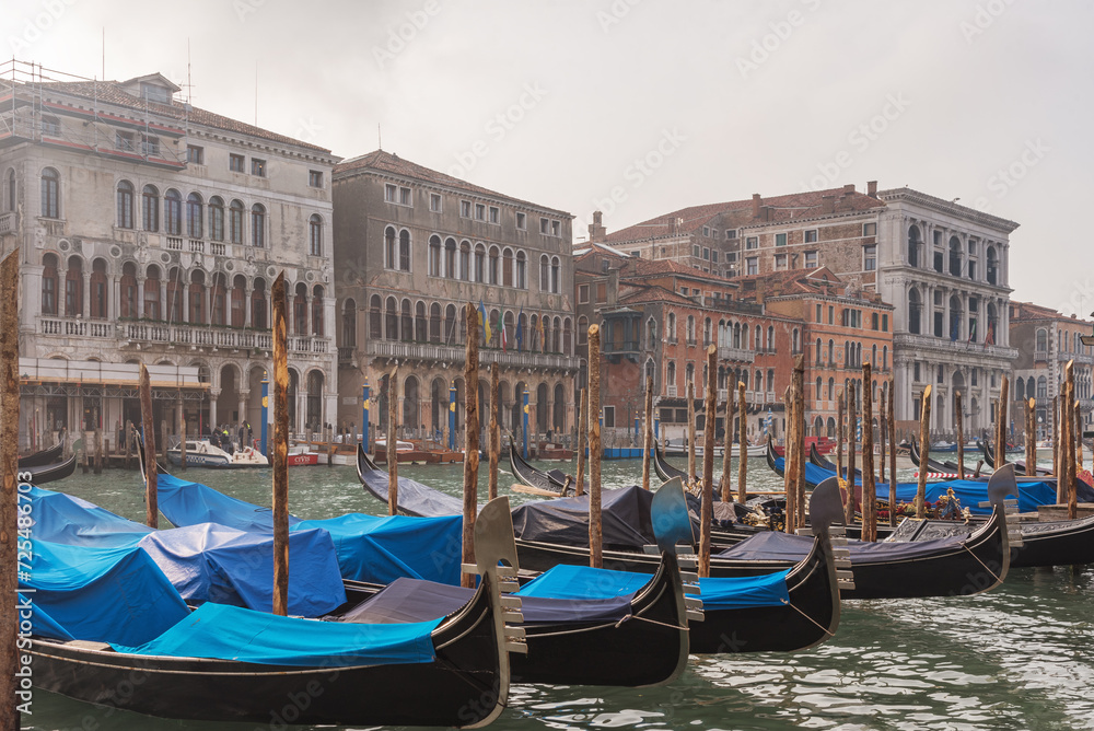 Venice, Italy. Gondolas are a romantic way to explore Venice
