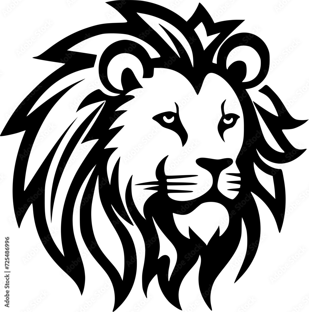 Fototapeta premium Lion - High Quality Vector Logo - Vector illustration ideal for T-shirt graphic