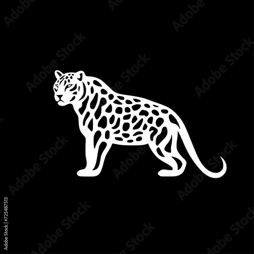 Leopard | Minimalist and Simple Silhouette - Vector illustration